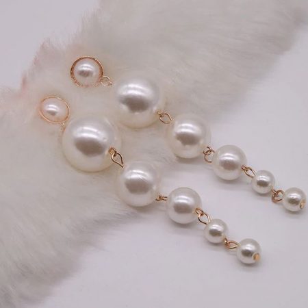 Cercei de dama cu perle