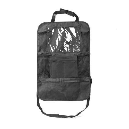 Organizator Auto Pentru Spatar Scaun, Multiple Compartimente, BY1298 Negru