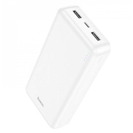 Baterie Externa Ultra-Thin, 20000 mAh, LED, Hoco J100A, Alb