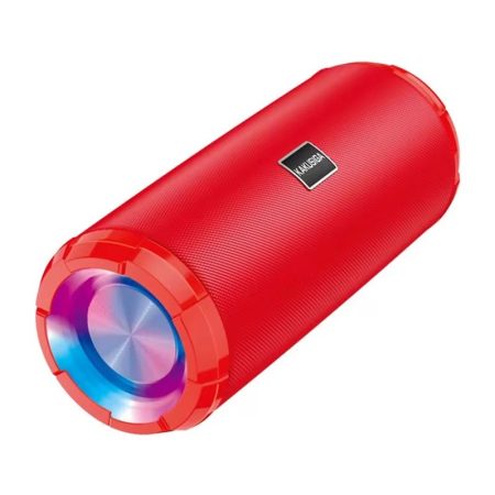 Boxa Portabila KSC-609, BT 5.0 + USB, LED colorat, Autonomie 4 Ore, Rosu