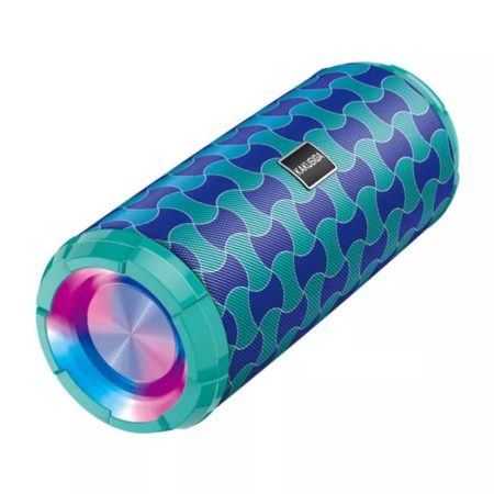 Boxa Portabila KSC-609, BT 5.0 + USB, LED colorat, Autonomie 4 Ore, Verde si Albastru