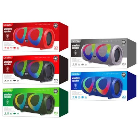 Boxa Portabila BT KSC 615 Lumini RGB Autonomie 4 Ore USB TF 1800mAh