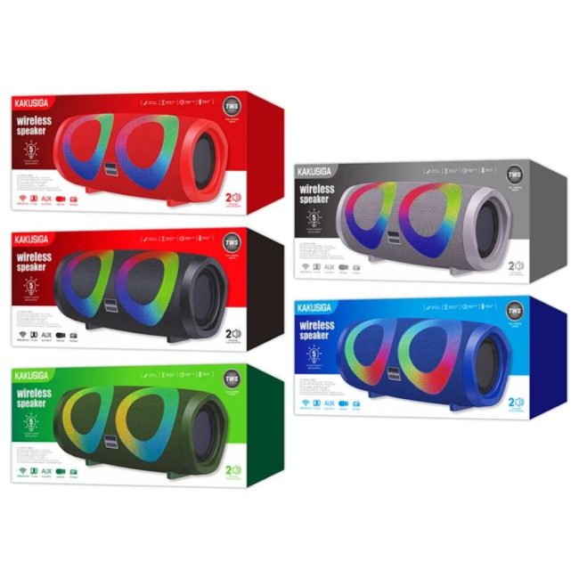 Boxa Portabila BT KSC 615 Lumini RGB Autonomie 4 Ore USB TF 1800mAh