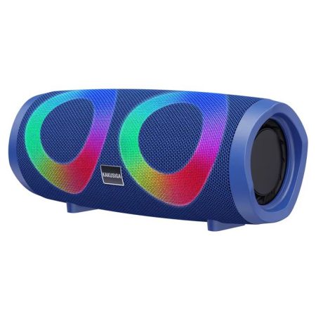Boxa Portabila KSC-615, Baterie 1800mAh, BT 5.0, Lumini RGB, Autonomie 4 Ore, Albastru