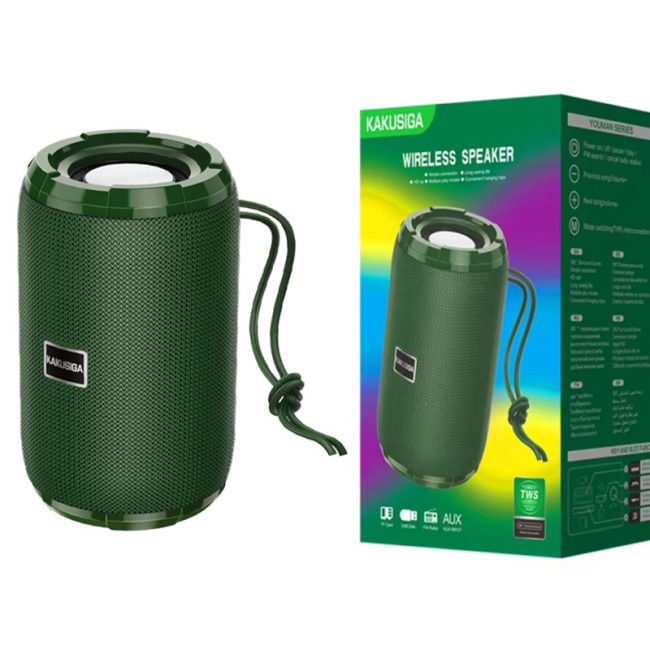 Boxa Portabila Bluetooth KSC 601 Baterie 1200mAh Autonomie 4 Ore Khaki 2