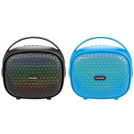 Boxa Portabila KK 6102 Baterie 1500mAh Lumini RGB Bluetooth TWS