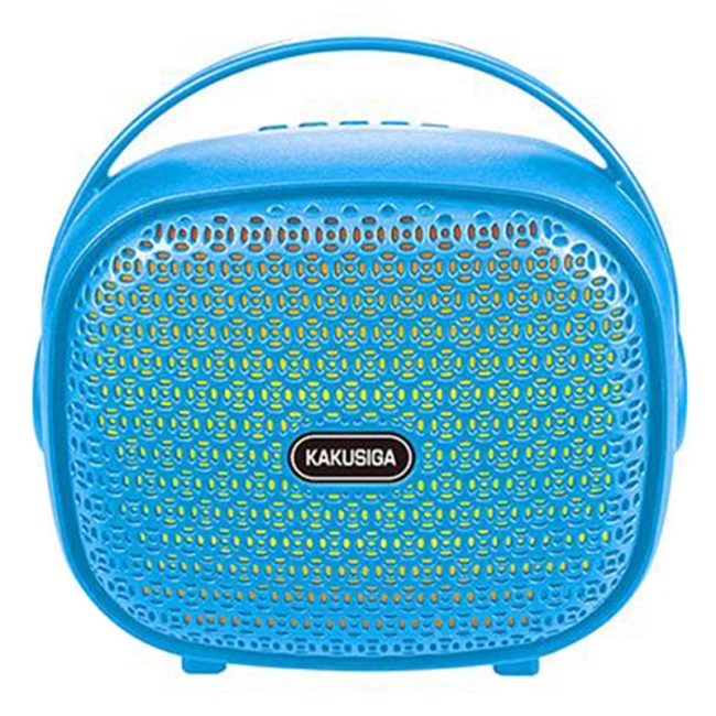Boxa Portabila KK 6102 Baterie 1500mAh Lumini RGB Bluetooth TWS Albastru 1
