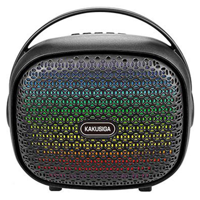 Boxa Portabila KK 6102 Baterie 1500mAh Lumini RGB Bluetooth TWS Negru