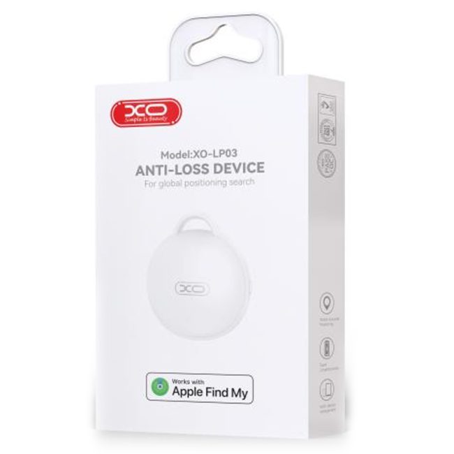 Dispozitiv de Localizare XO LP03 Anti pierdere Baterie 1 An Alb