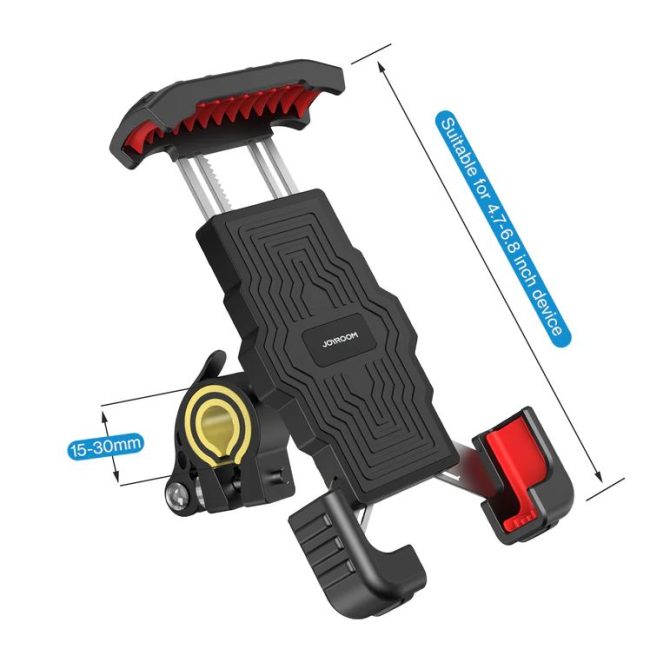 Suport Bicicleta pentru telefon Joyroom JR ZS264 Metalic Negru Rosu 1