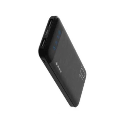 Baterie Externa, iTrend PB303, Ultra Subtire, 2 Porturi USB, Capacitate 10000 mAh, Negru