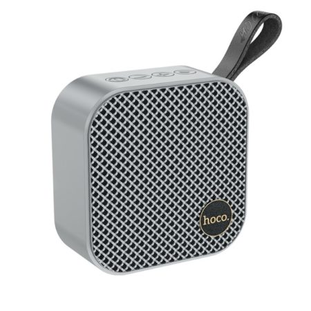 Boxa Bluetooth, Ultra Compacta, Marca Hoco, Model HC22, Autonomie pana la 4 Ore, Gri