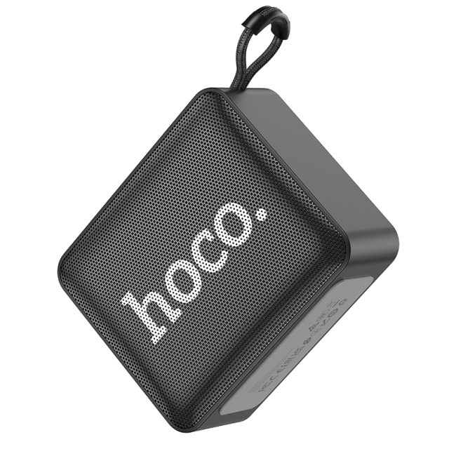 boxa mini portabila hoco bs51 bluetooth capacitate 1200mah autonomie 4 ore compatibila card tf si usb negru 4