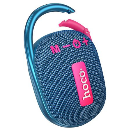 Boxa Portabila Bluetooth, Hoco HC17, Capacitate 500mAh, Autonomie 2 Ore, Carabina, Albastru-Roz