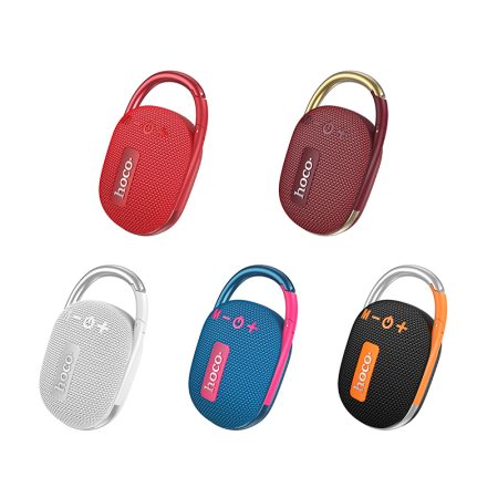 boxa portabila bluetooth hoco hc17 capacitate 500mah autonomie 2 ore carabina negru portocaliu