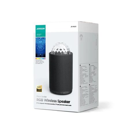 boxa portabila cu culori rgb joyroom jr ms01 maya audio 360 bt 51 autonomie 4h negru 2