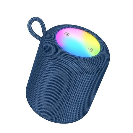 Boxa Portabila cu Iluminare RGB, Hoco HC30, Bluetooth 5.4, Putere 5W, Albastru