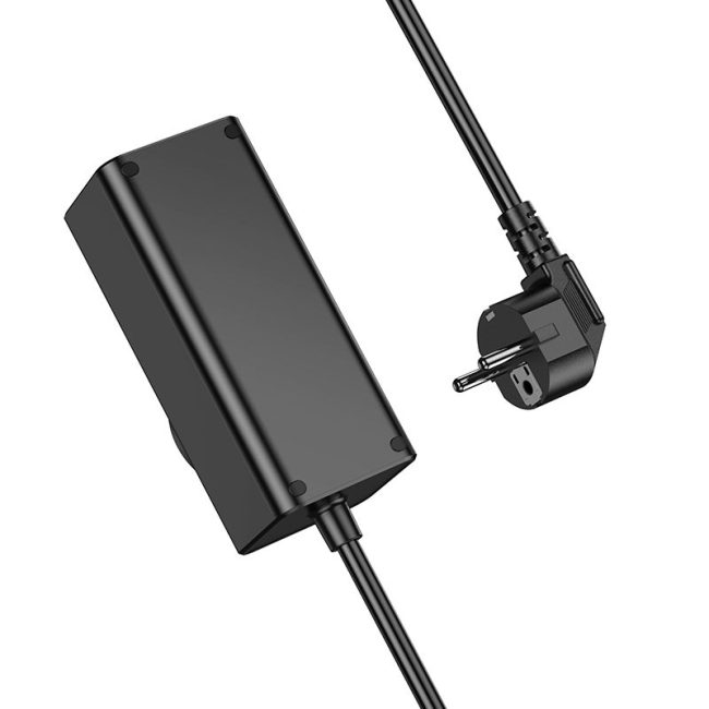 cablu prelungitor cu incarcator integrat usb 3x type c qc30 3a 67w ns9 2m negru 4