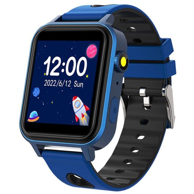 ceas inteligent xo h120 pentru copii baterie 450mah multifunctional memorie ram 32mb curea silicon albastru 8