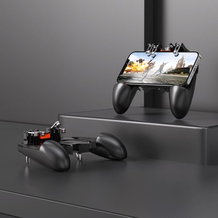 controler gaming hoco gm7 eagle 6 butoane fizice pentru jocuri pe telefon negru 3