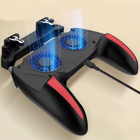 controler gaming xo h10 capacitate 2500mah racitor dublu 6500 rpm negru 2