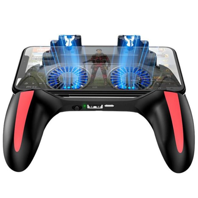 controler gaming xo h10 capacitate 2500mah racitor dublu 6500 rpm negru 6