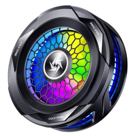 Cooler Magnetic XO-SL07 pentru Telefon, LED RGB, MagSafe, Racitor silentios 5500Rpm, Negru
