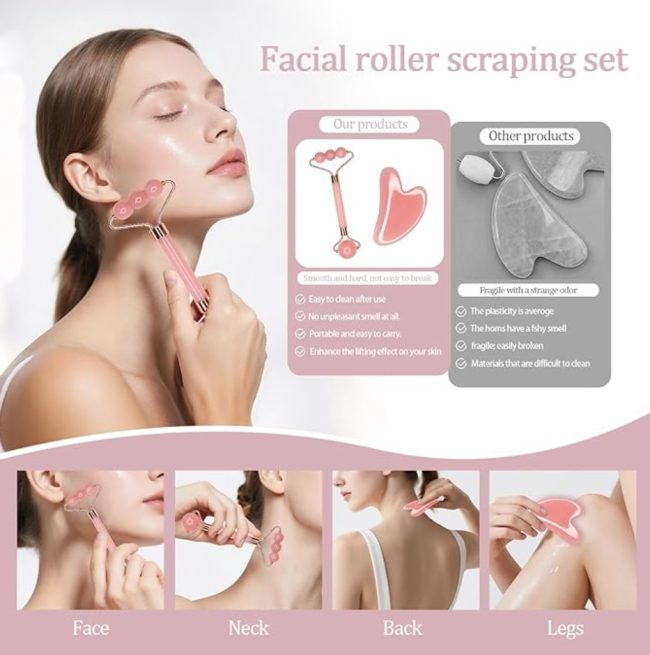 cutie cadou deluxe pentru femei 11 piese de ingrijire si relaxare cadou inedit si practic roz 26