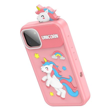 Telefon de Jucarie Smart pentru Copii, Hoco Y103, 2.8", Roz