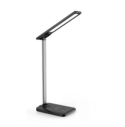 Lampa Multifunctionala, Incarcare Wireless, Touch Control, Putere 10W, Negru
