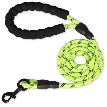 Lesa Guardian, Maner din Spuma moale, Lungime 1.42M, Textil rezistent, Verde Neon