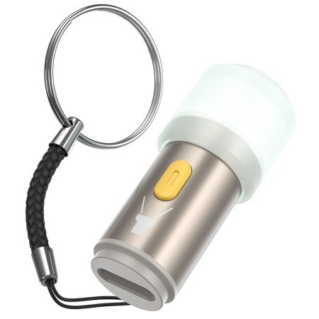 Mini Lampa LED HOCO UA38A, Alimentare Type-C, Auriu