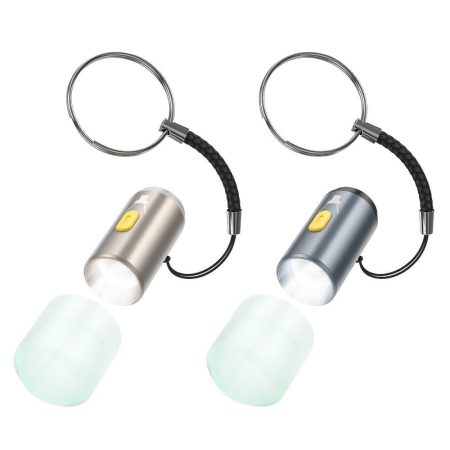 mini lampa led hoco ua38a alimentare type c gri 2