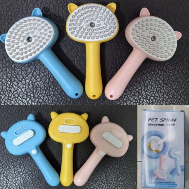 perie cu abur pentru animale buton auto curatare peri flexibili albastru 6