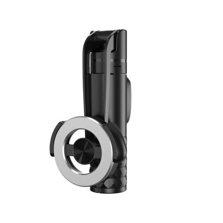 Selfie Stick MagSafe WiWU WI-SE014 cu Telecomandă Bluetooth, Extensibil, Negru