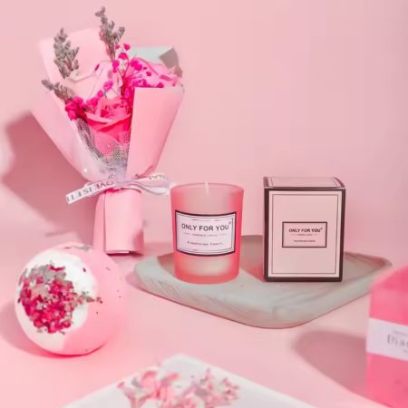 set aniversar femei 13 produse beauty relaxare rasfat si feminitate roz 4