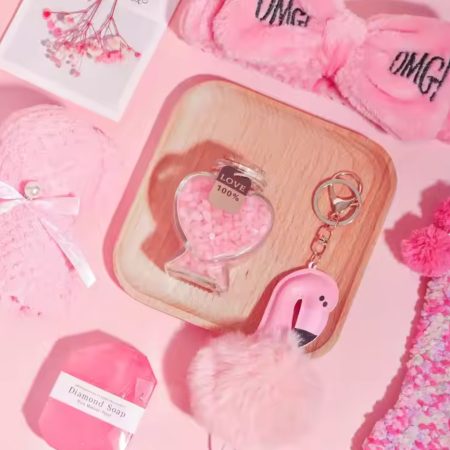 set aniversar femei 13 produse beauty relaxare rasfat si feminitate roz 6