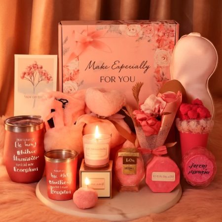 set aniversar femei 13 produse beauty relaxare rasfat si feminitate roz 7