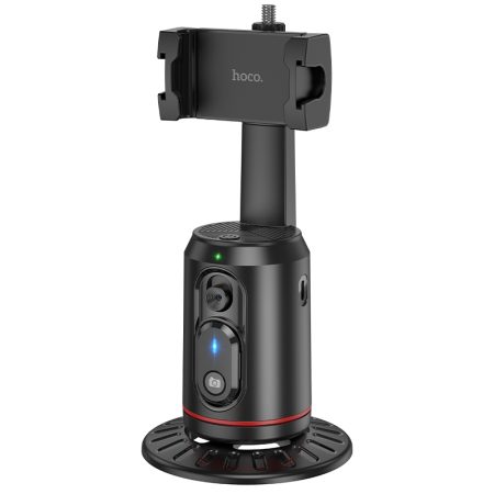 Suport Foto/Filmare Hoco K23, Face tracking, Control la distanță, 1200mAh, Extensibil si rotativ, Negru