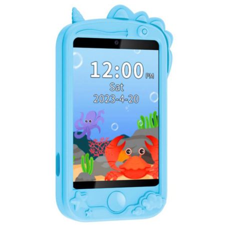 Telefon Copii XO-H160, GPS si Wi-Fi, Baterie 700mAh, Jocuri interactive, Suporta NanoSim 4G, Albastru