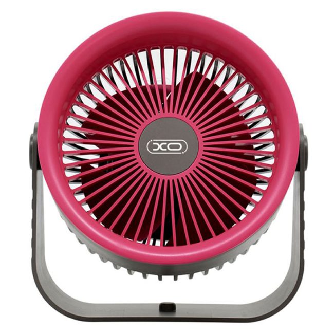 ventilator birou perete xo mf86 baterie 3600mah 4 trepte de viteza roz 5