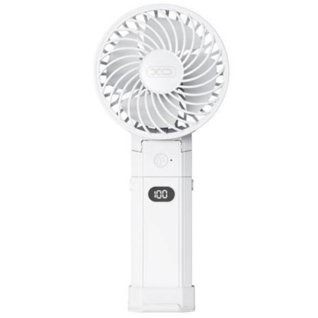 ventilator pliabil xo mf84 pentru birou 3 trepte de viteza 4000mah alb 5
