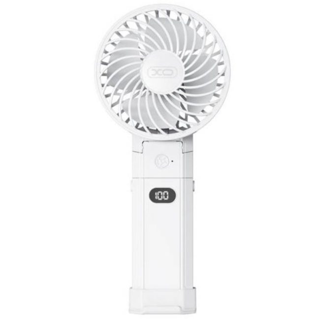 ventilator pliabil xo mf84 pentru birou 3 trepte de viteza 4000mah alb 5