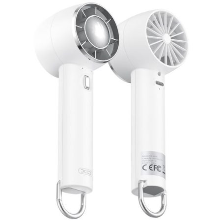 ventilator portabil xo mf85 suport birou baterie 1200mah 3 trepte de viteza alb 3