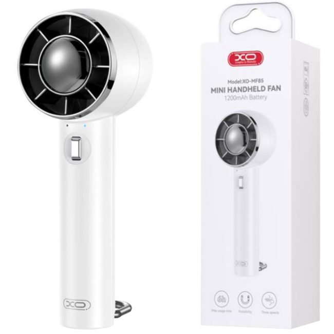 ventilator portabil xo mf85 suport birou baterie 1200mah 3 trepte de viteza alb 7