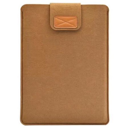 Husa Protectie tip Plic, Macbook 13"-14", Business, Arici, Textil moale, Maro