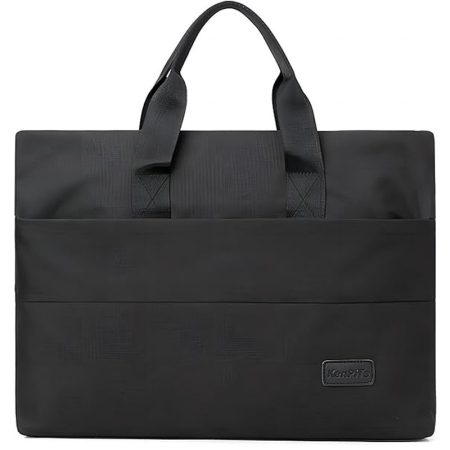 Geanta pentru Laptop 14", Subtire, Textil rezistent, 2 Buzunare, Negru